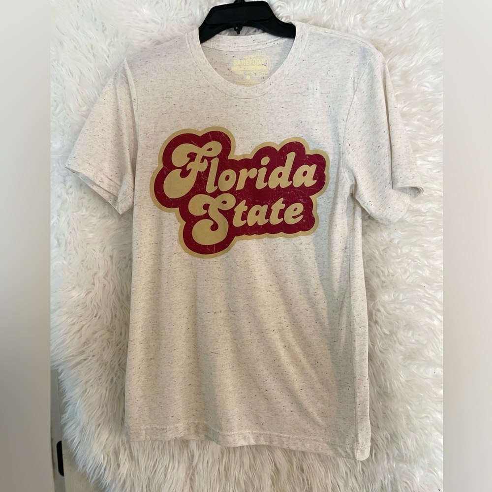 Barefoot Campus Outfitters NWT FSU STAYIN ALIVE Unisex Short Sleeve T-Shirt. S